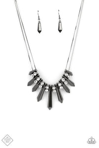 Dangerously Dazzle Black Necklace