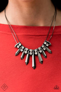 Dangerously Dazzle Black Necklace