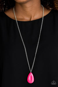 So Pop-YOU-lar Pink Necklace