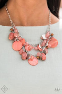 Spring Goddess Orange Necklace